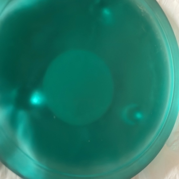 Glass Pillar Candle Holder 5” Matte Evergreen - Picture 7 of 8